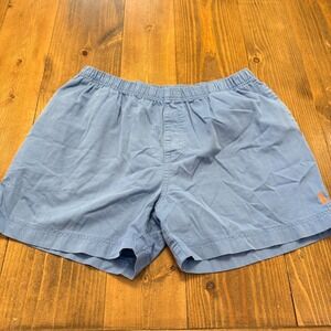 Chubbies Easy Short Shorts Men's XL  5" Inseam Pockets Elastic Waist Blue